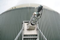 BoBuMix-168 mixer met grote schroef - Buitenstaander wandconstructie voor de inzet in een stalen reservoir. Voor de technische uitleg is vooraf een vakgesprek noodzakelijk.